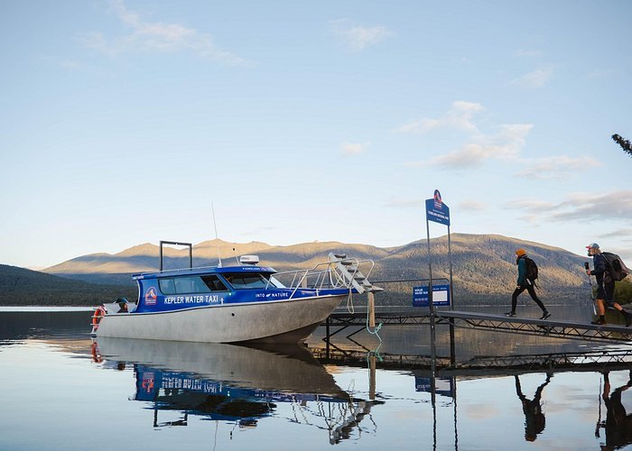 Kepler Track water taxi on Lake Te Anau