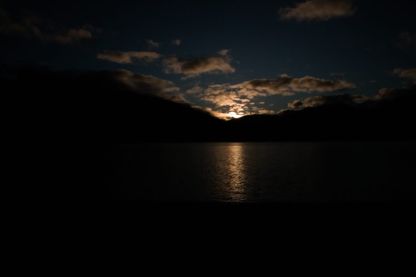 Sunset Over Lake Te Anau