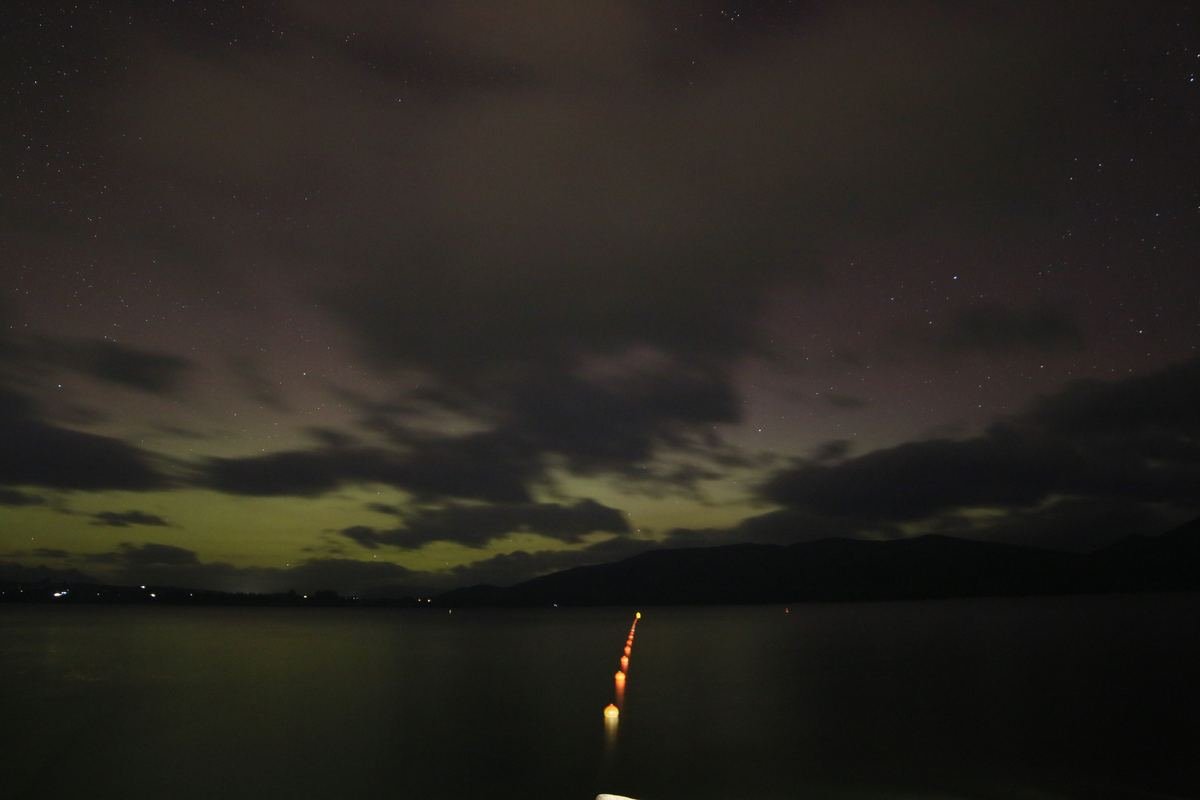 Aurora Over Lake Te Anau