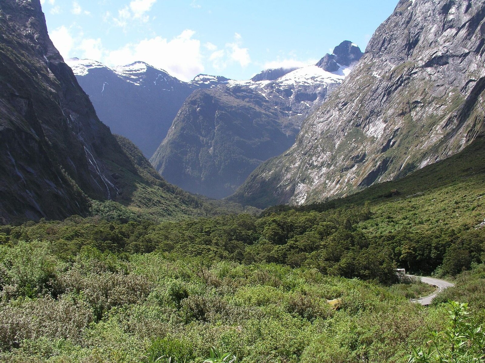 Homer Tunnel Valley